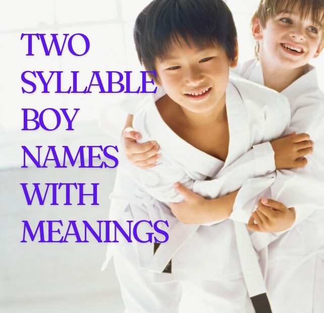Two Syllable Boy Names