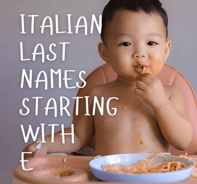 Italian Last Names Starting with E