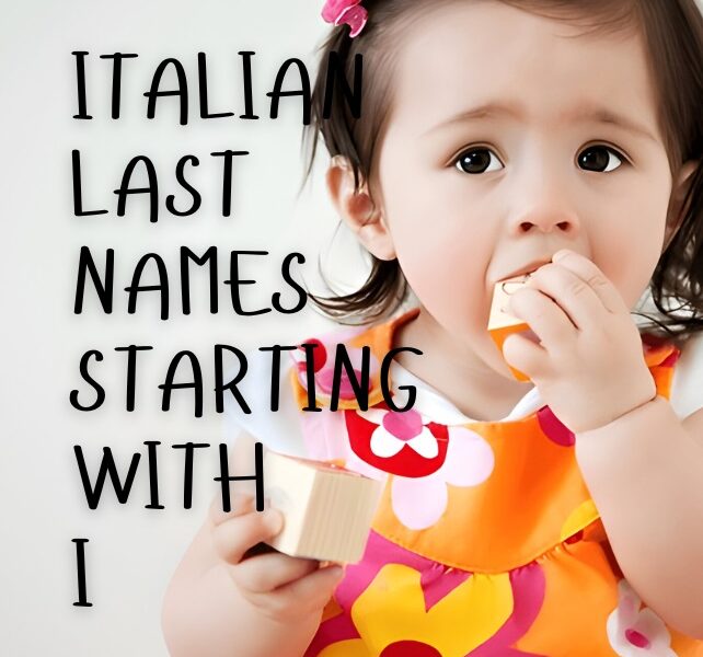 Italian Last Names Starting with I