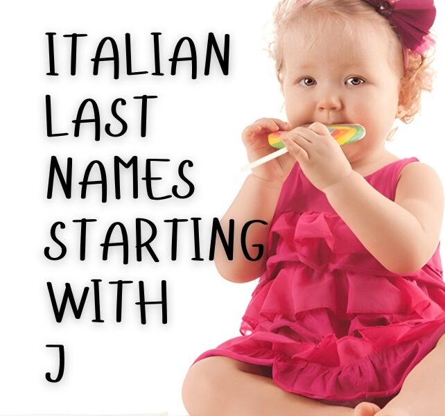 Italian Last Names Starting with J