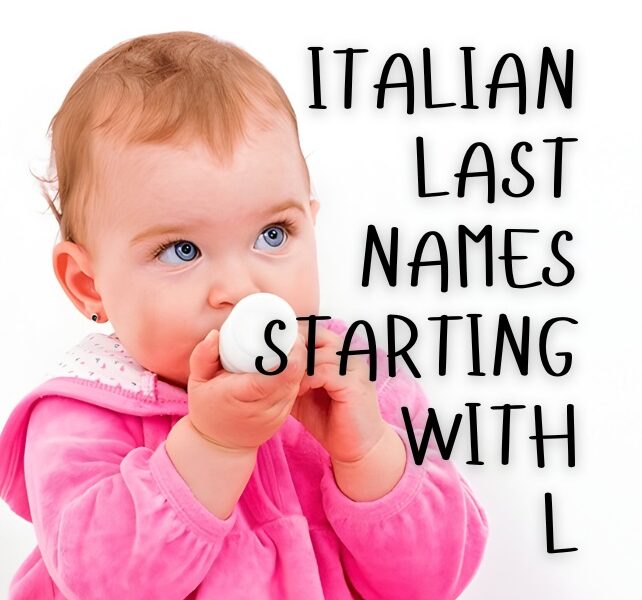 Italian Last Names Starting with L