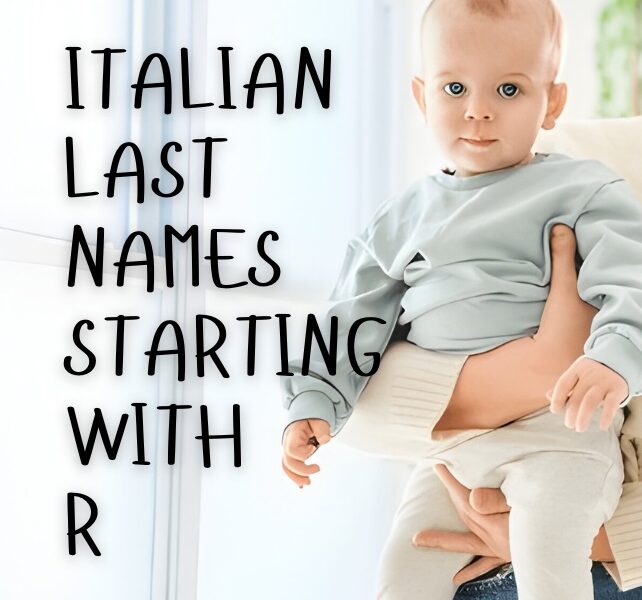 Italian Last Names Starting with R