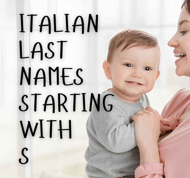 Italian Last Names Starting with S