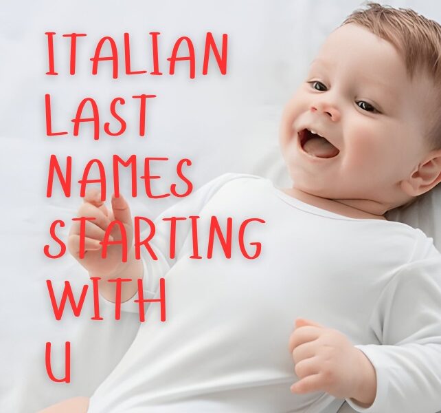 Italian Last Names Starting with U