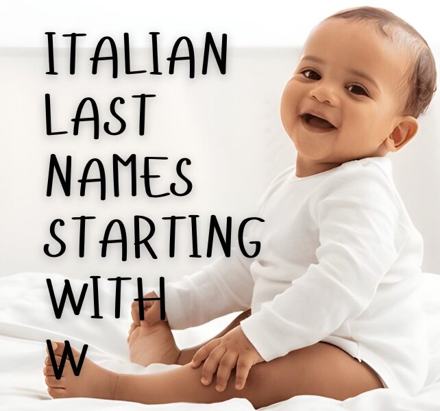 Italian Last Names Starting with W