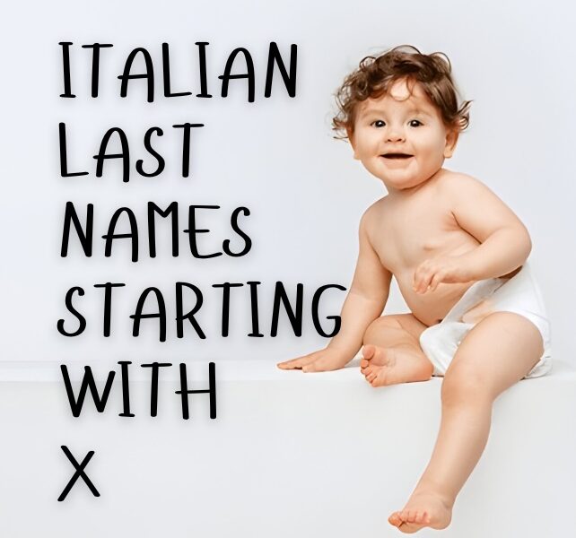 Italian Last Names Starting with X