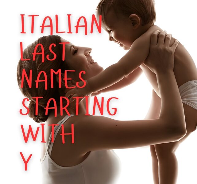 Italian Last Names Starting with Y