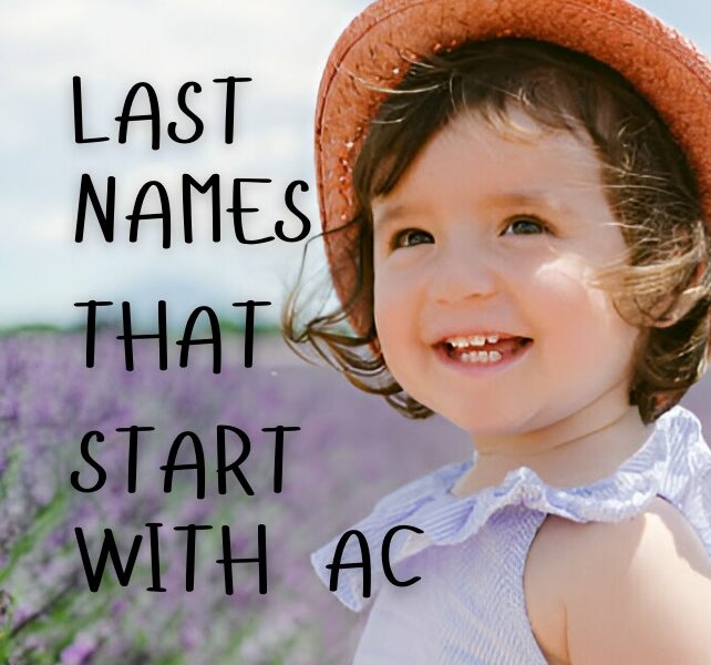 Last Names That Start with Ac