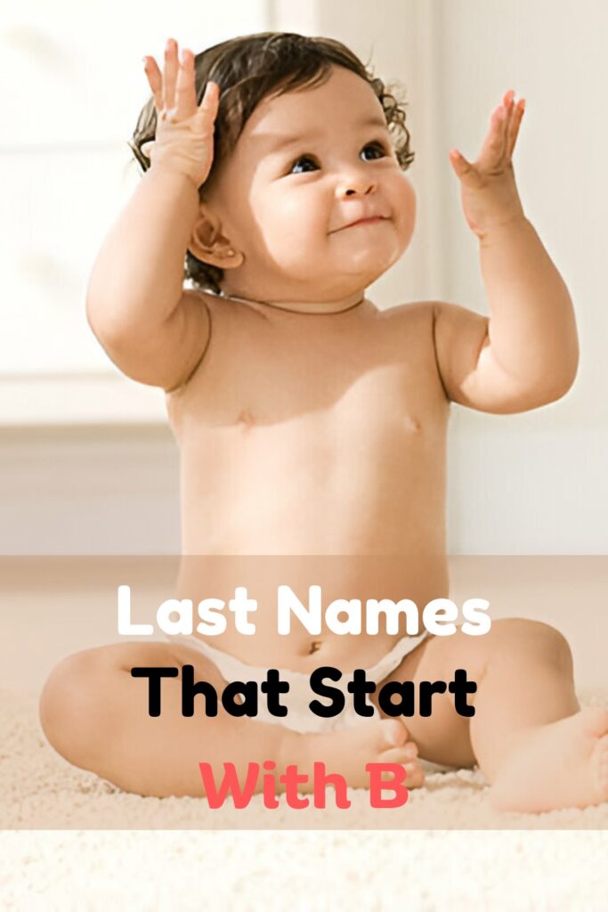 Last Names That Start with B and Meaning