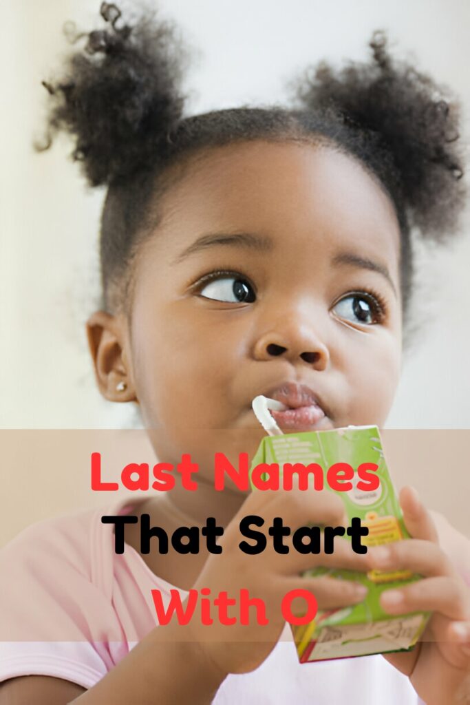 Last Names That Start with O and Meaning