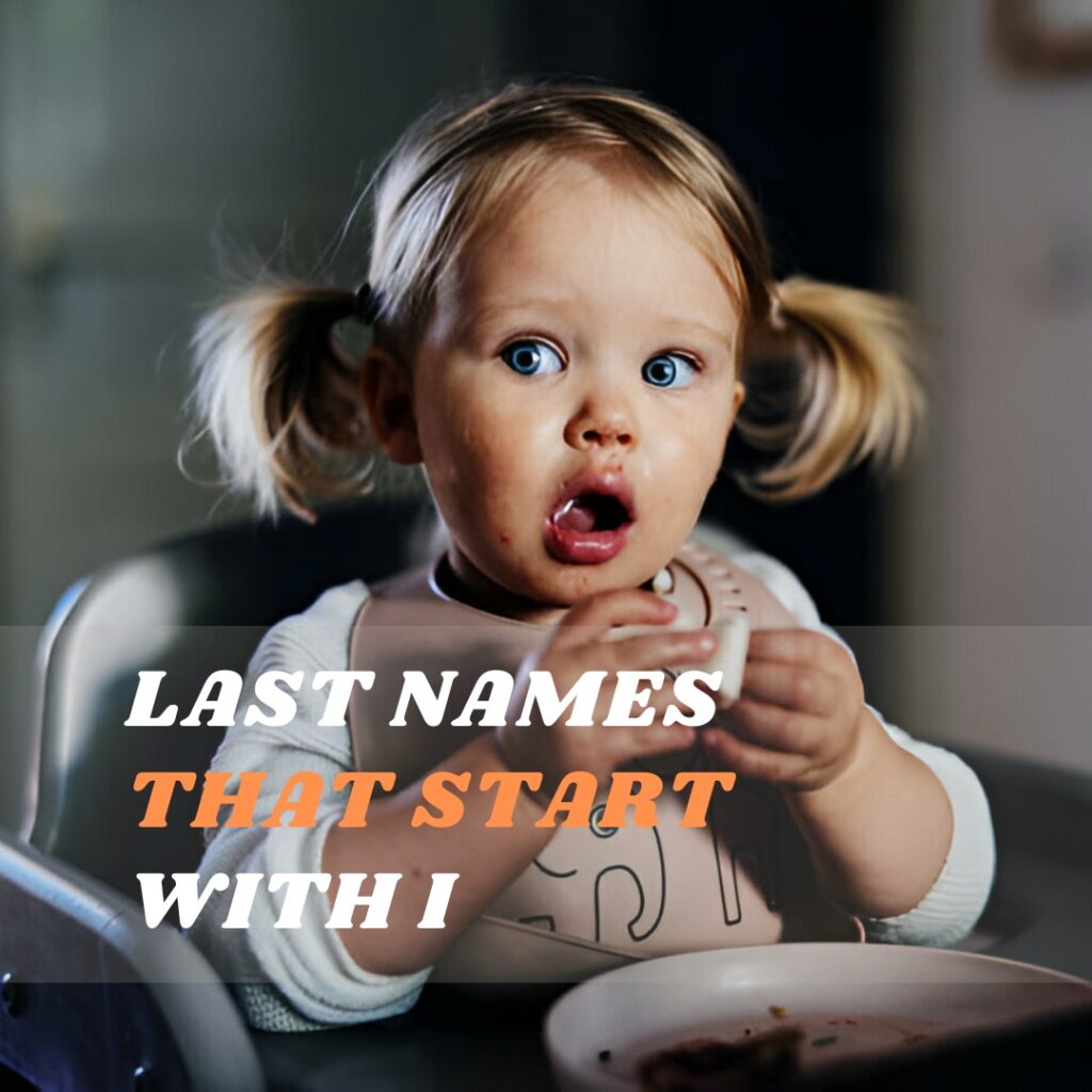 Last Names and Meaning That Start with I