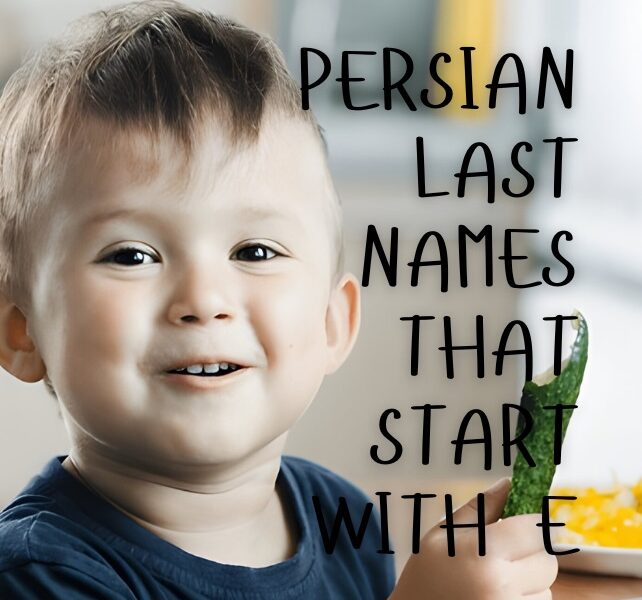 Persian Last Names That Start with E