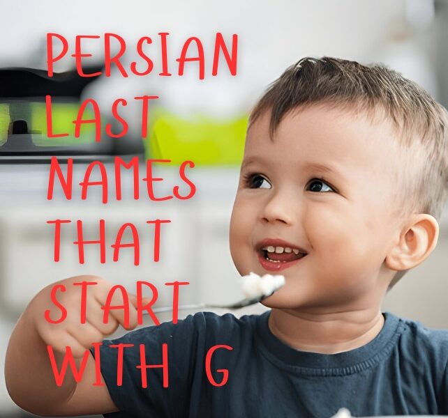 Persian Last Names That Start with G