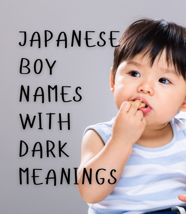 Japanese Boy Names With Dark Meanings