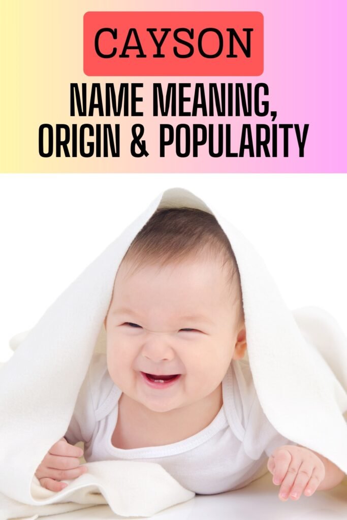 cayson name meaning origin