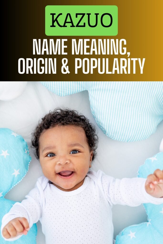 kazuo name meaning origin