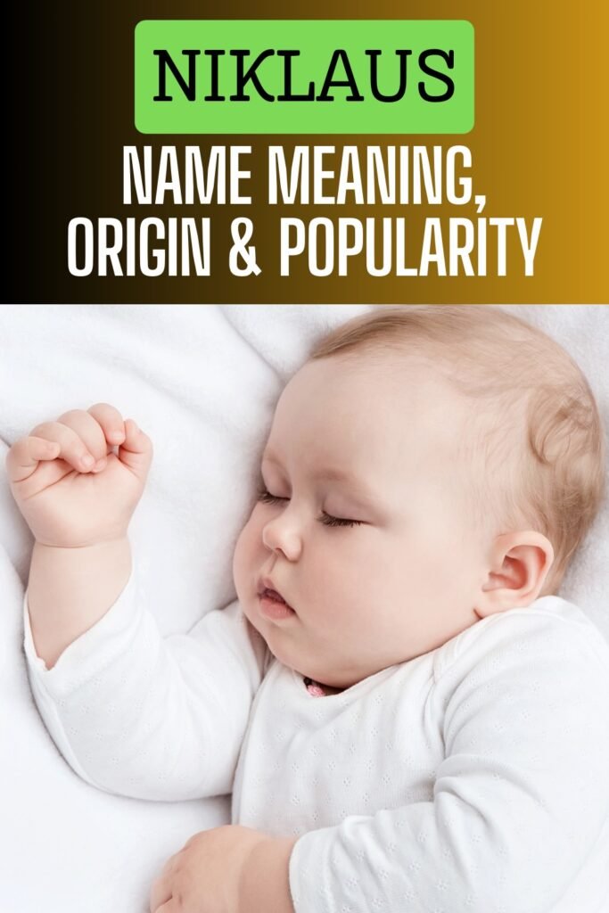niklaus name meaning origin