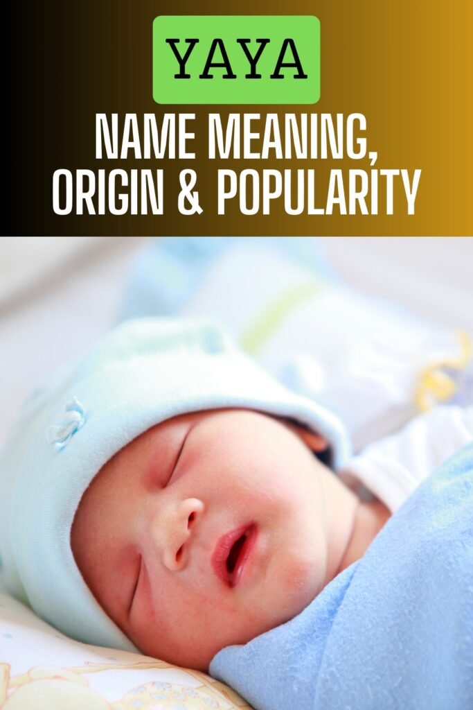 yaya name meaning origin