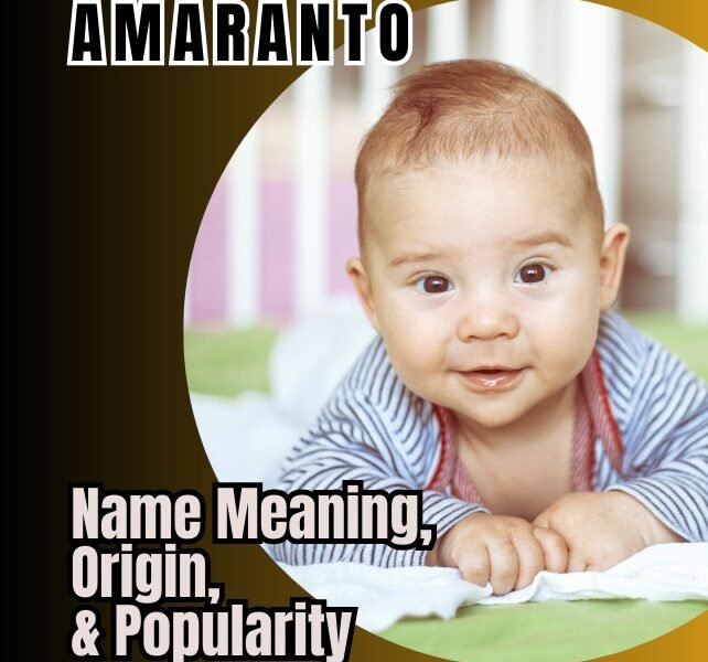 amaranto name meaning