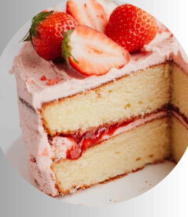 cake with strawberry filling recipe